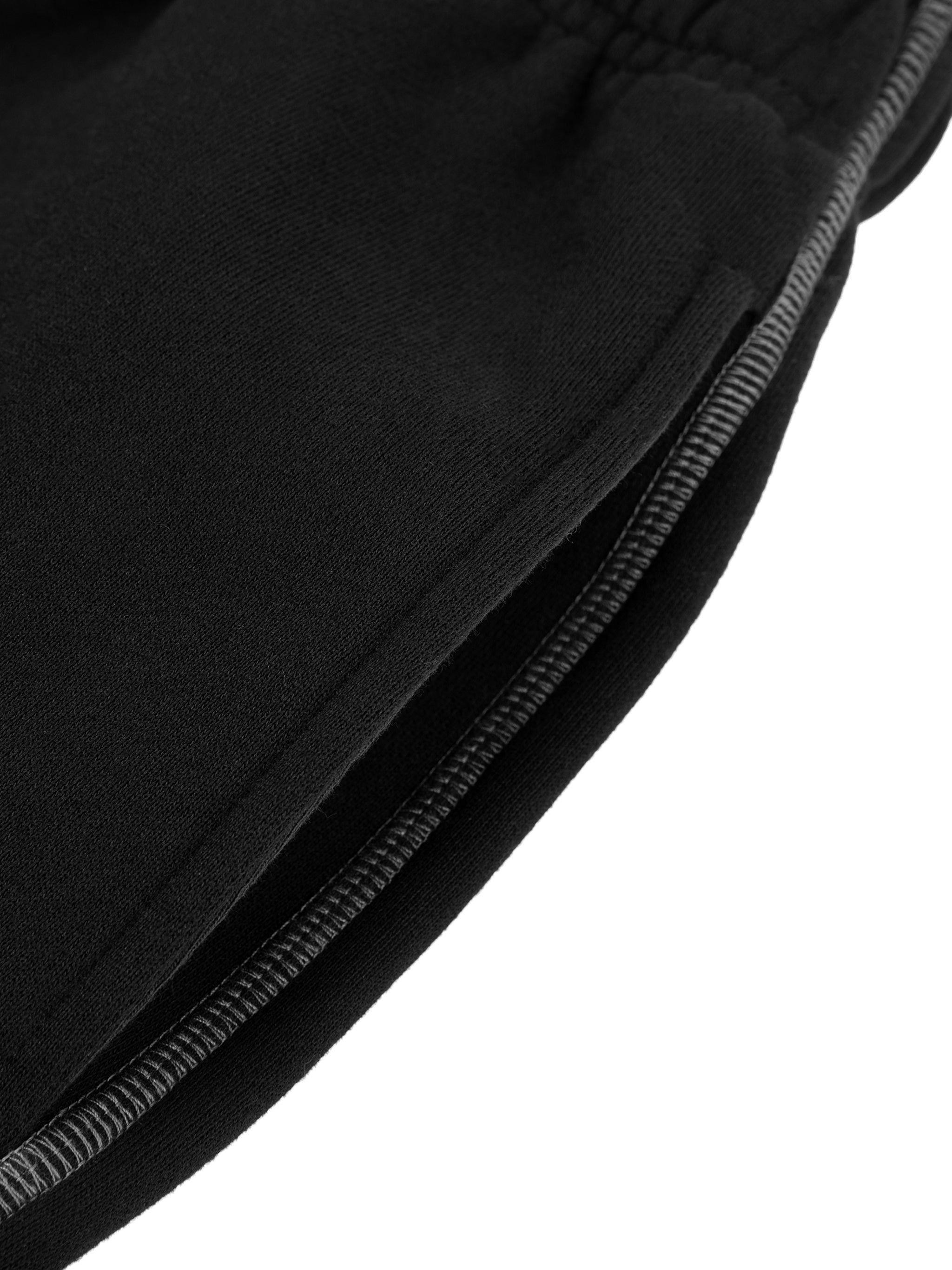 Black Grey Stitch Sweats