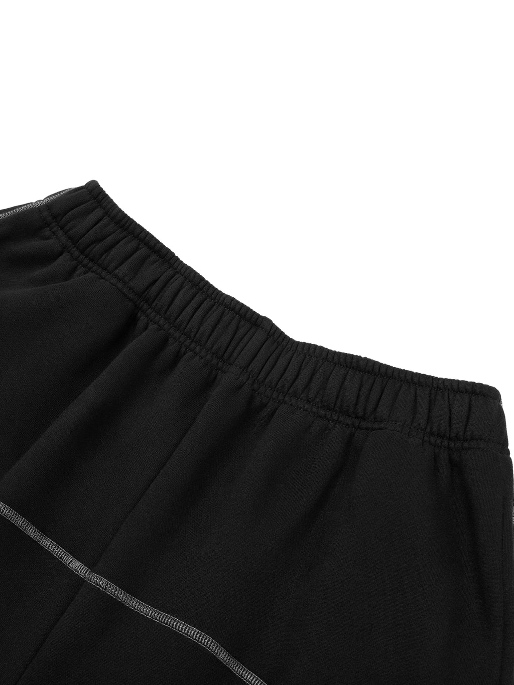 Black Grey Stitch Sweats